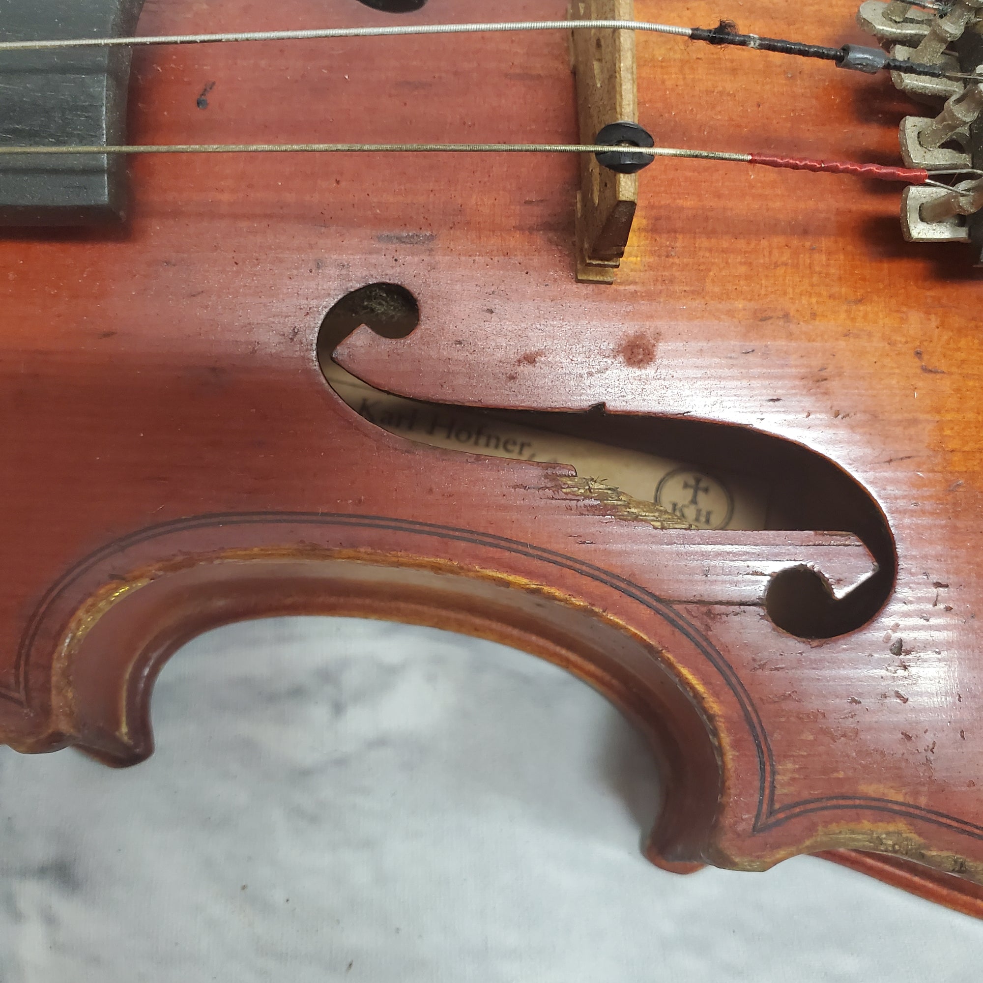Vintage German Karl Hofner Bubenreuth 3/4 Violin 1962 - Evolution ...