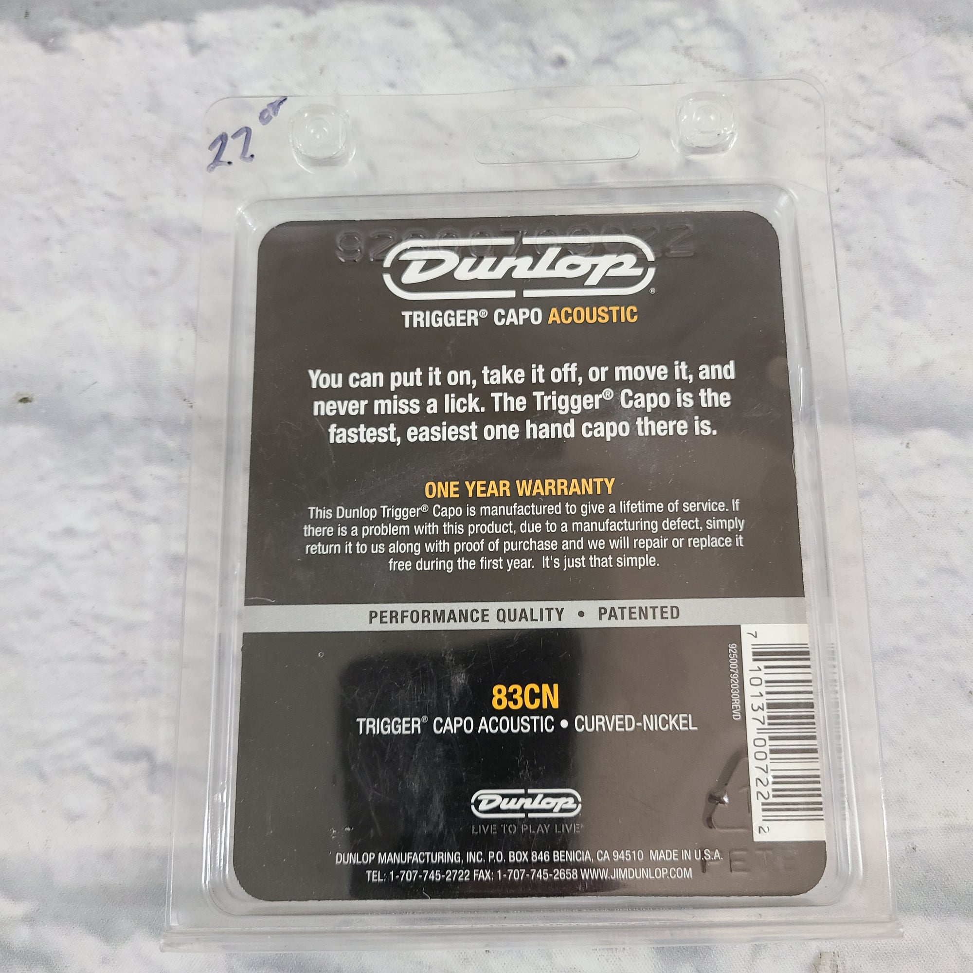 Dunlop 83CN Trigger Capo Acoustic