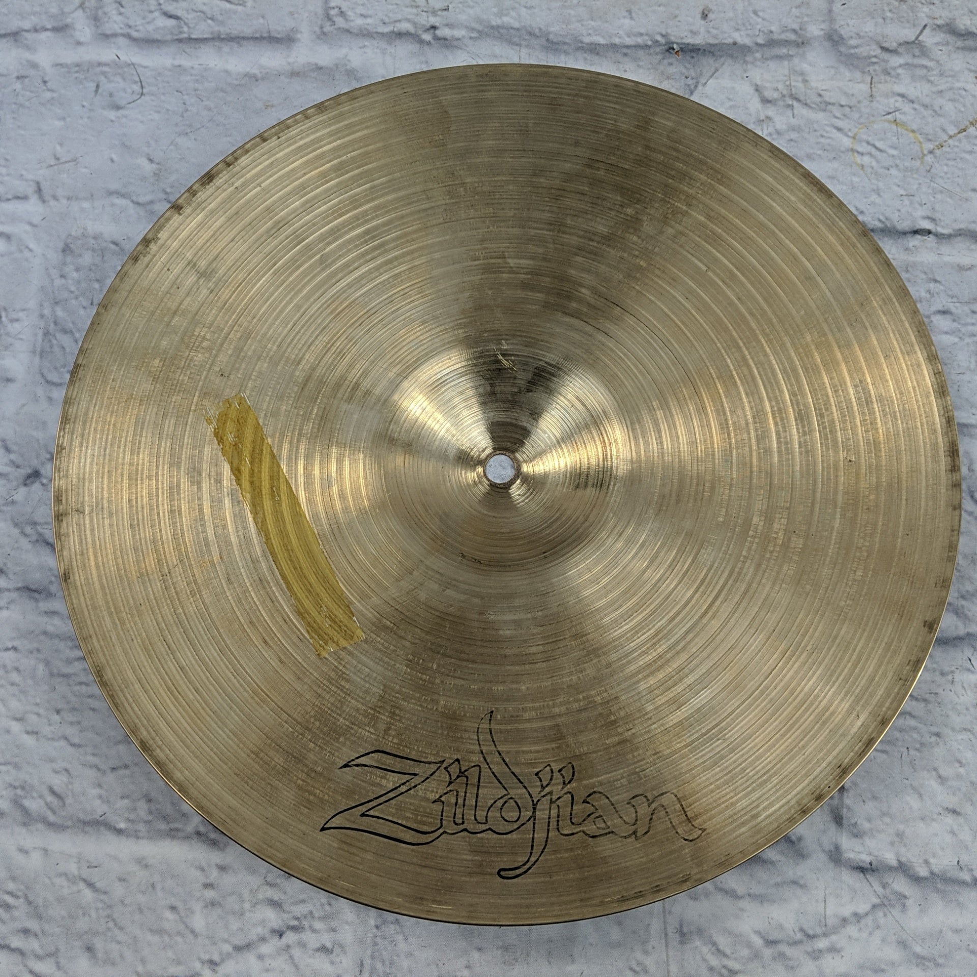 Vintage Zildjian 14 Ghost Logo HI Hat Cymbal Pair