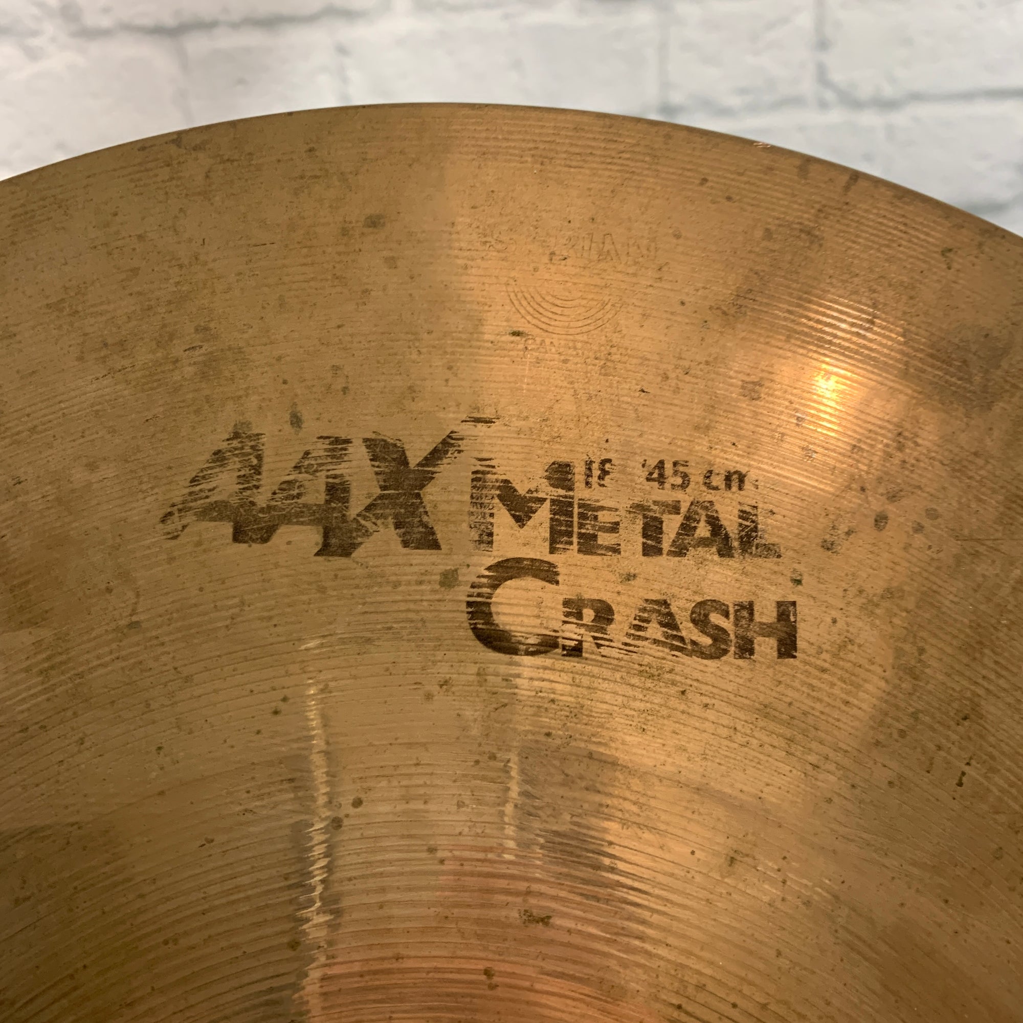 Sabian 18" AAX Metal Crash Cymbal - REPAIR