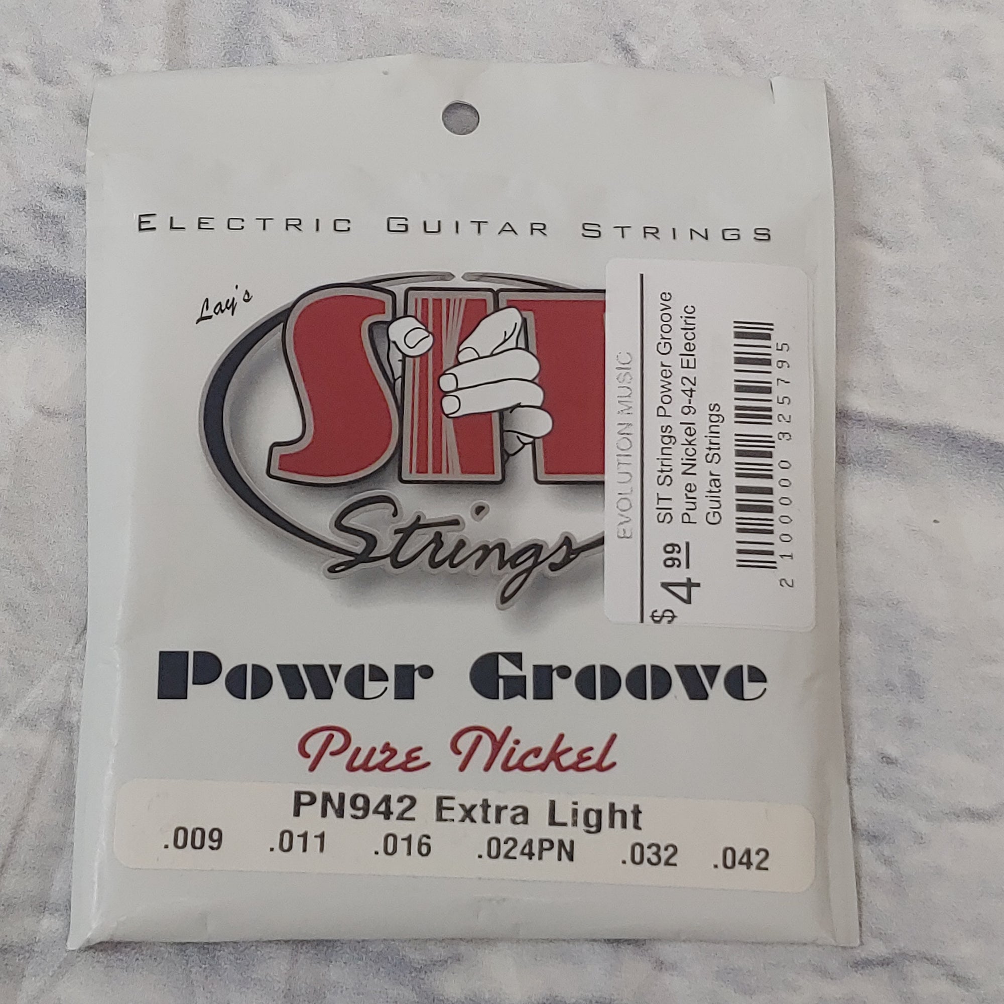 SIT Strings Power Groove Pure Nickel 9-42 Electric Guitar Strings