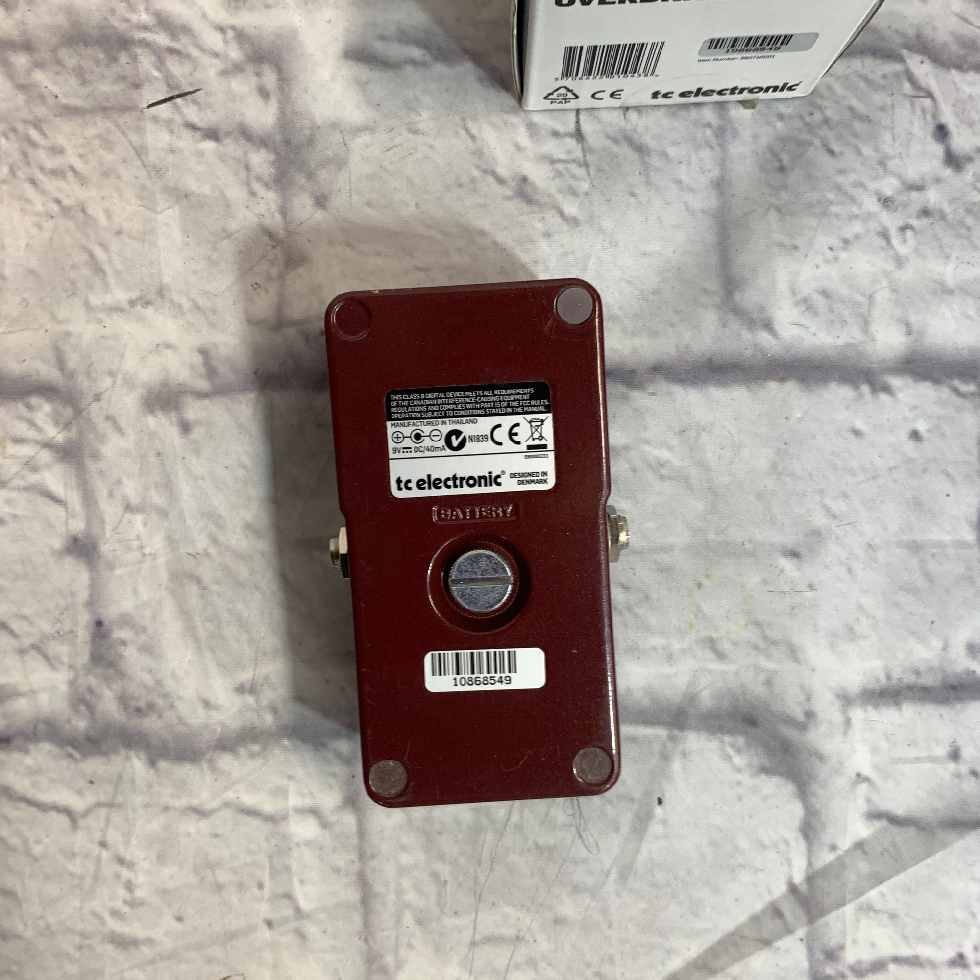 TC Electronic MojoMojo Overdrive pedal