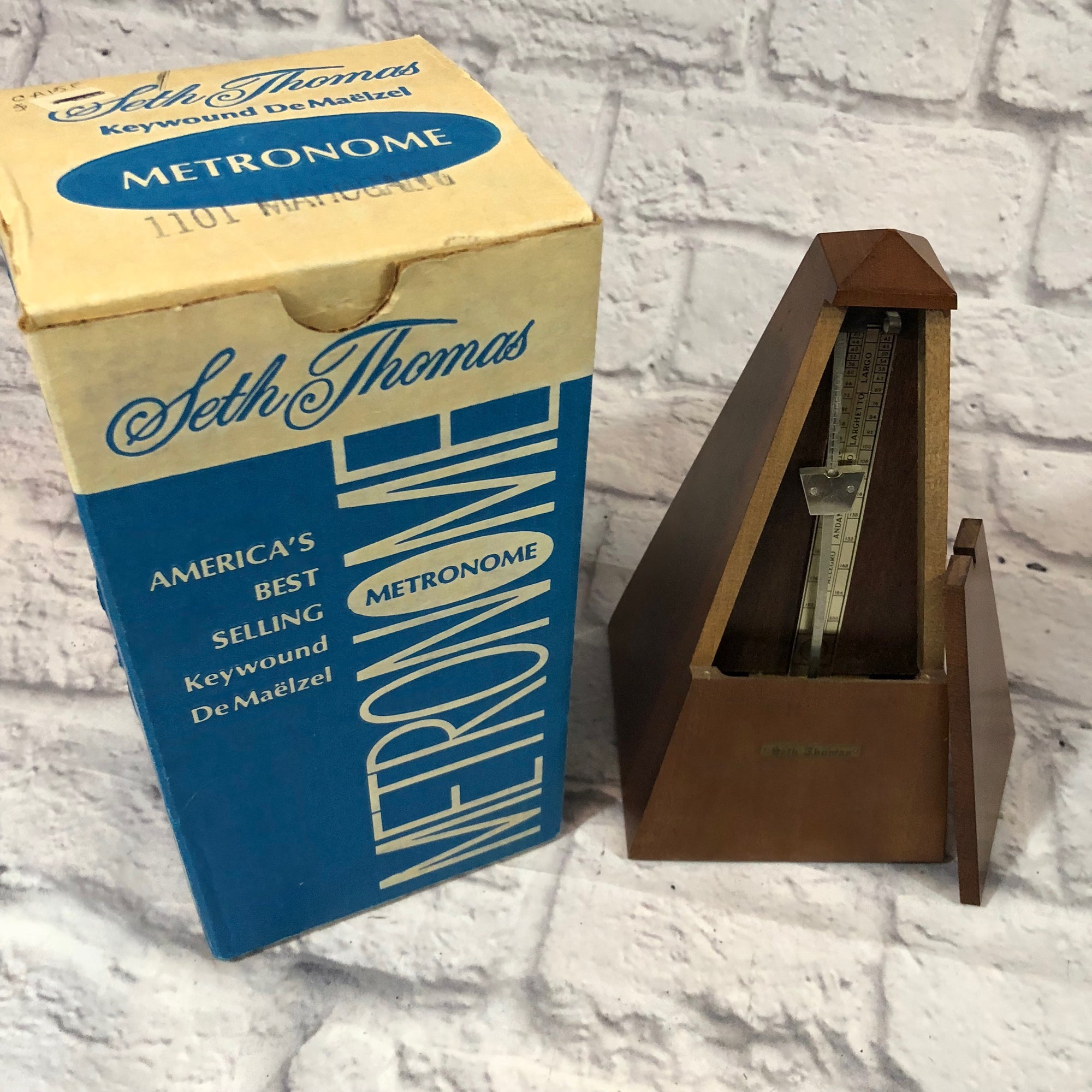 Seth Thomas E873-007 Vintage Metronome with Box