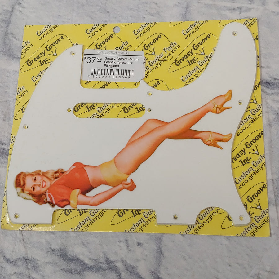 Greasy Groove Pin Up Graphic Telecaster Pickguard