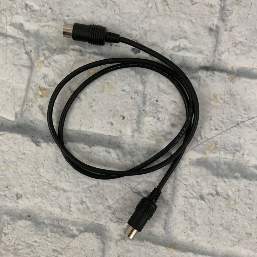 3ft 5-PIN MIDI Cable - Black