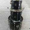 Yamaha Stage Custom 3pc Black Drum Kit 22 / 16 / 13