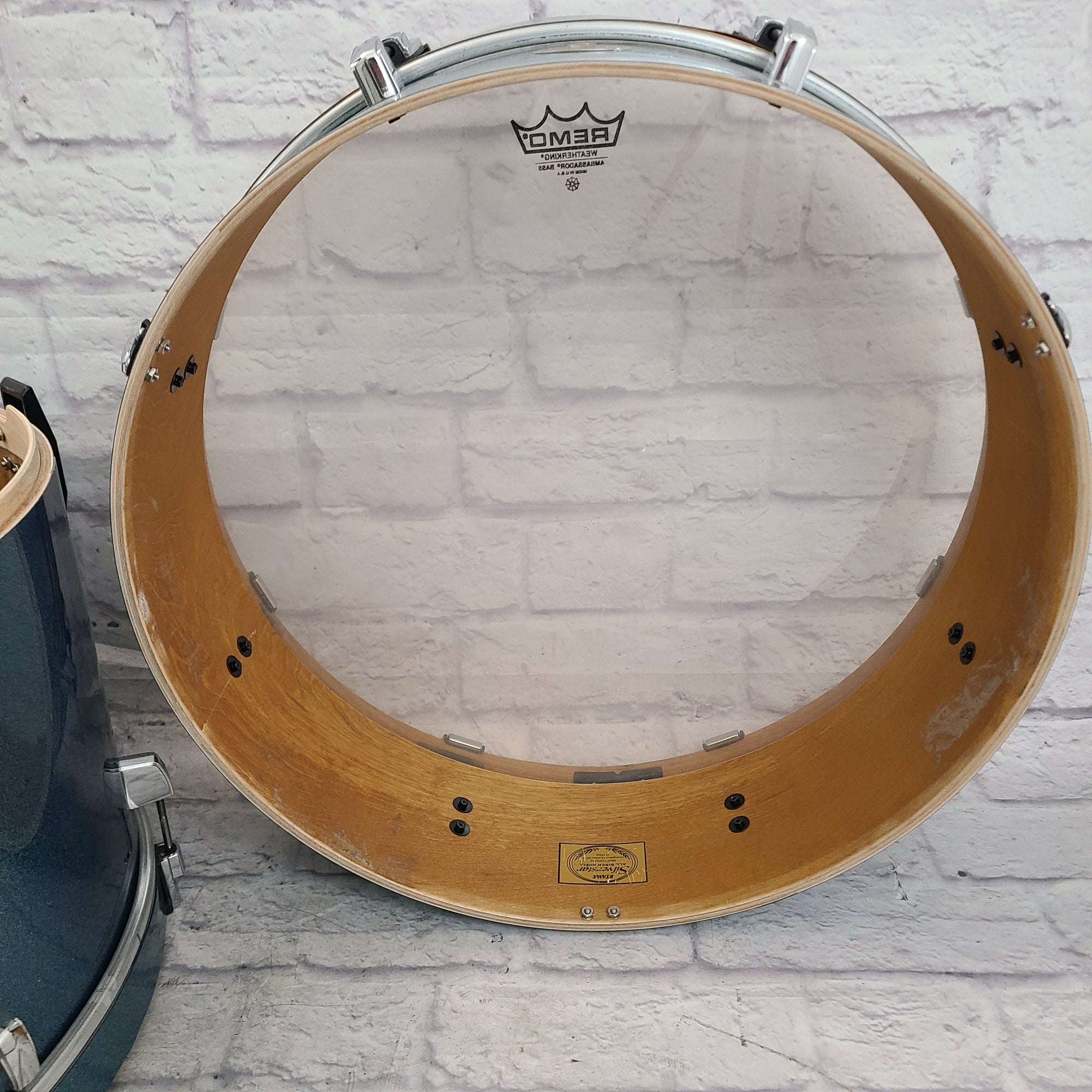 Tama Silverstar 3pc Kit Sky Blue Nest Egg Modded
