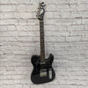 Squier Black and Chrome Standard Telecaster Electric Guitar