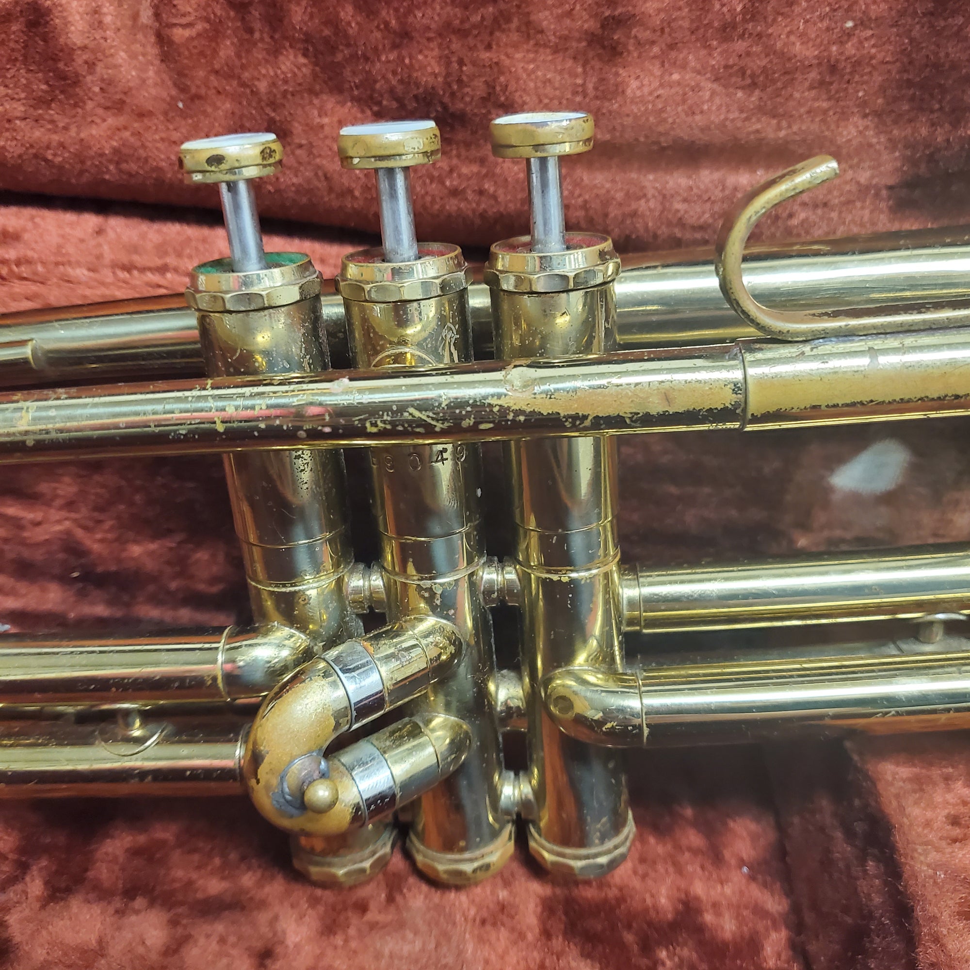 Vintage Elkhorn by Getzen Model 201 Trumpet 50s w/ Case