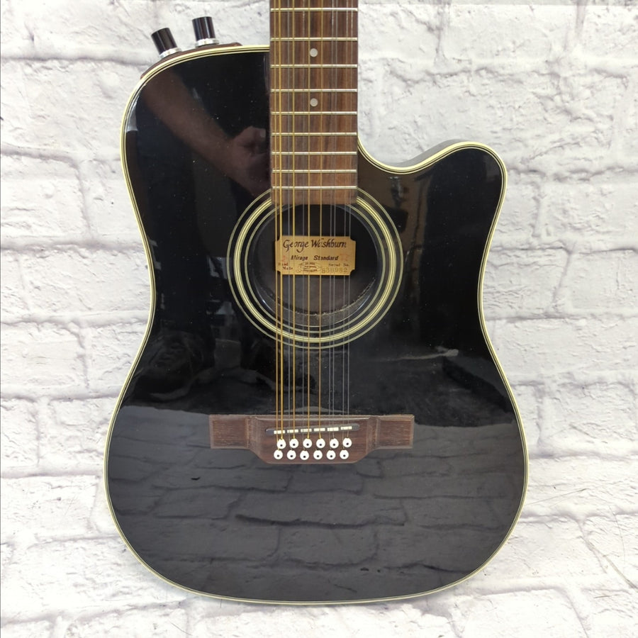 Washburn Mirage 12 String As Is Neck Break