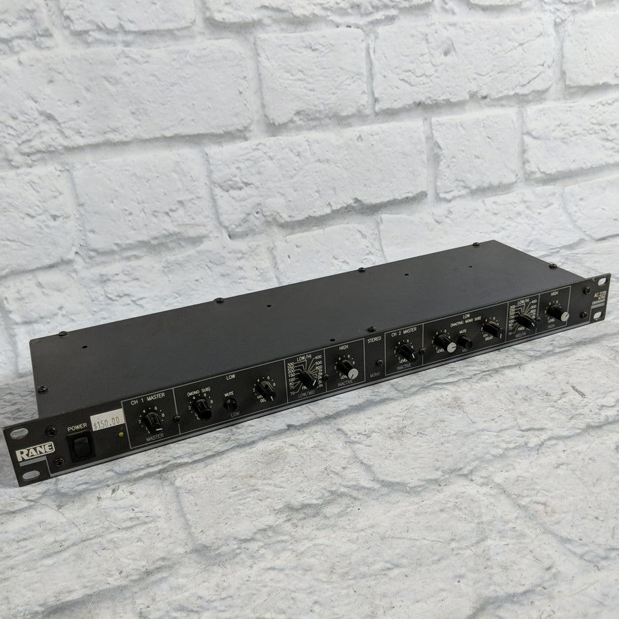 Rane AC22B Active Crossover With Balanced XLR Ins and Outs