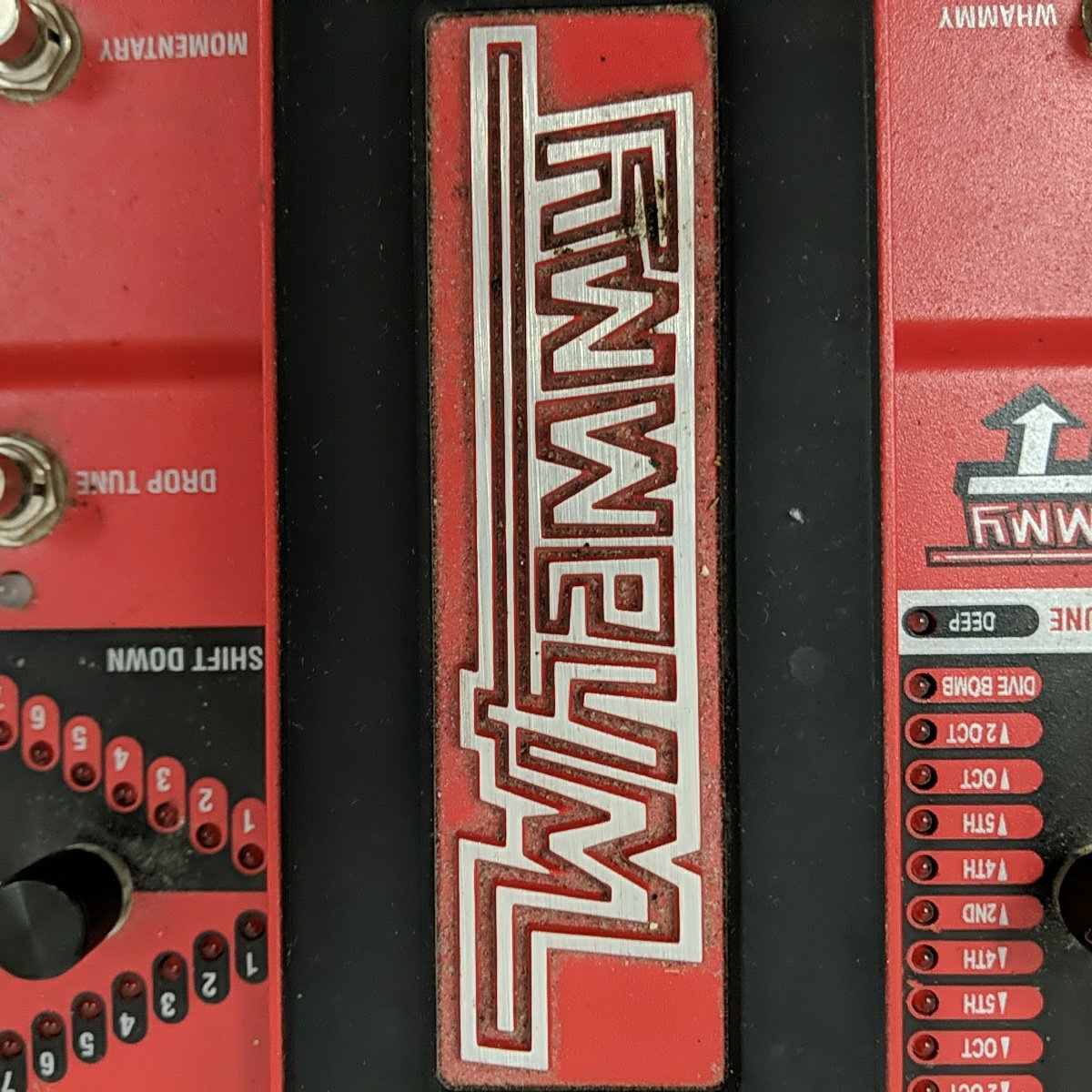 dive bomb pedal Digitech Whammy DT Pitch Shift Drop Tune Effects Pedal with Power Supp