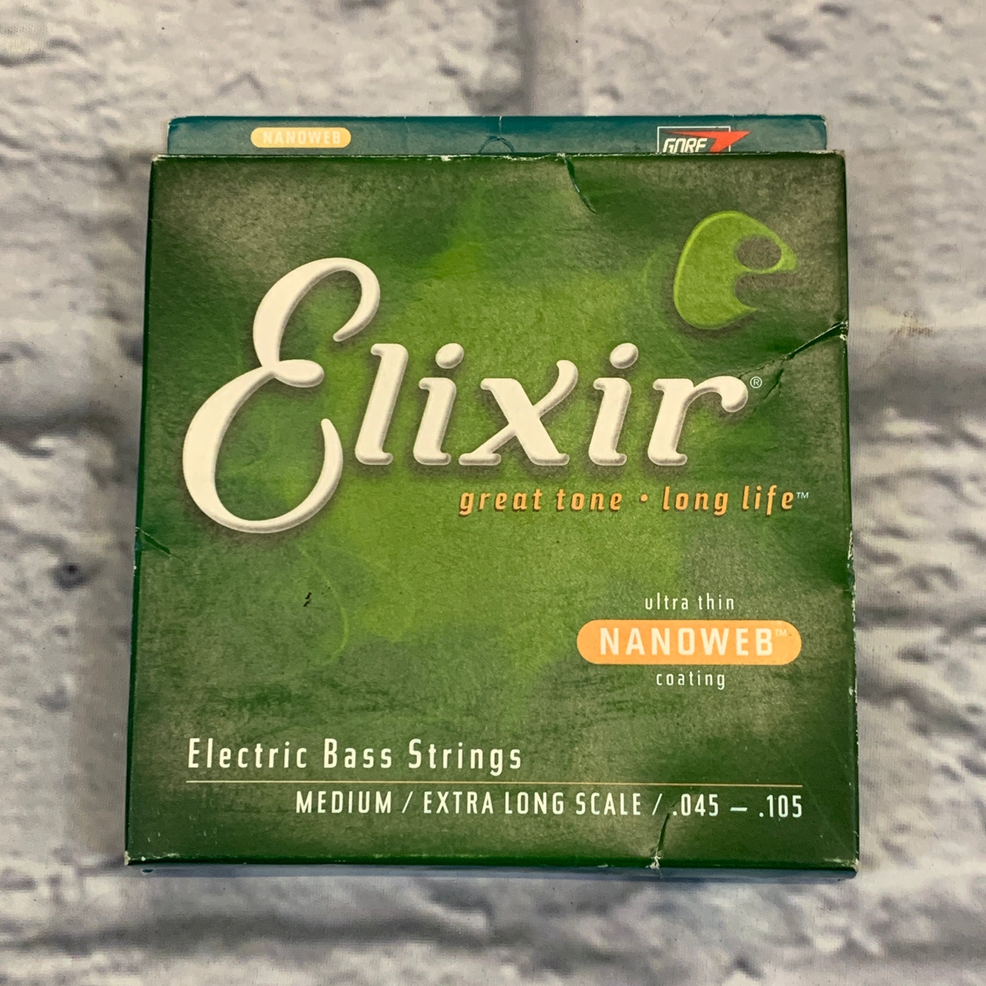 Elixir Nanoweb Medium Extra Long Scale 45-105 Bass Strings