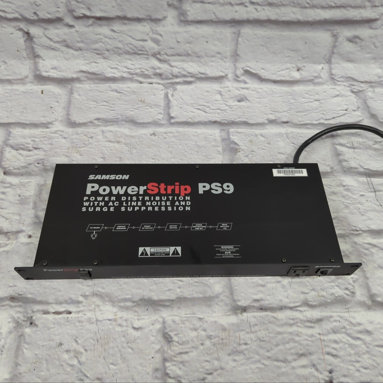 Samson PowerStrip PS9 Power Distribution w/ AC Line Noise and Surge Protection