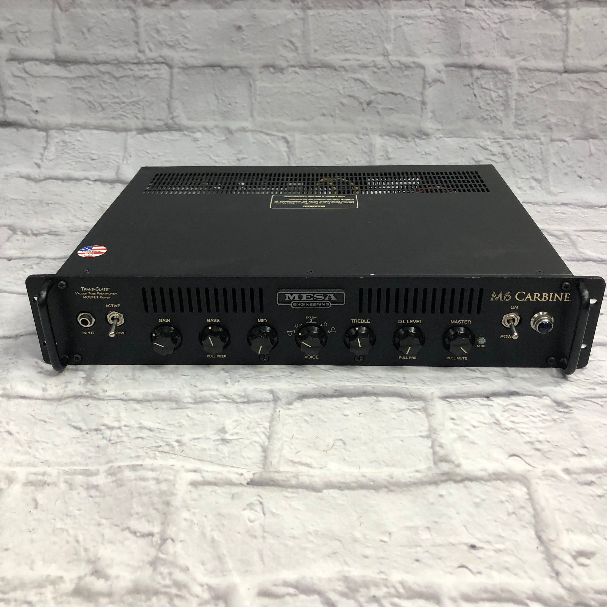 Mesa Boogie M6 Carbine Rackmount Bass Head