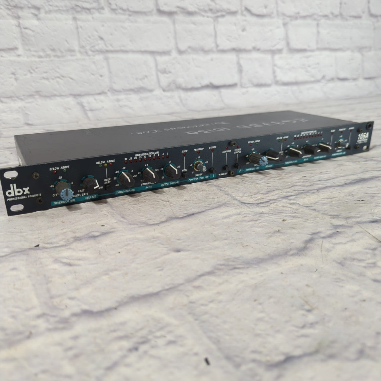 DBX 166A Compressor Limiter Rack Unit - Evolution Music
