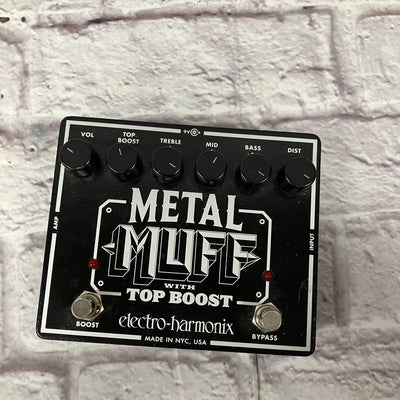 Electro-Harmonix Metal Muff with Top Boost Distortion Pedal