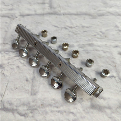 Vintage Grover 6 In-Line Guitar Tuners Tuning Keys Machines 1960s - 1970s Rare