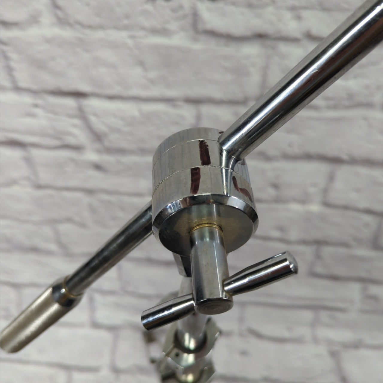 Pearl Heavy Duty Double Braced Boom Cymbal Stand with Tilter and Counterweight 1980s Red Label
