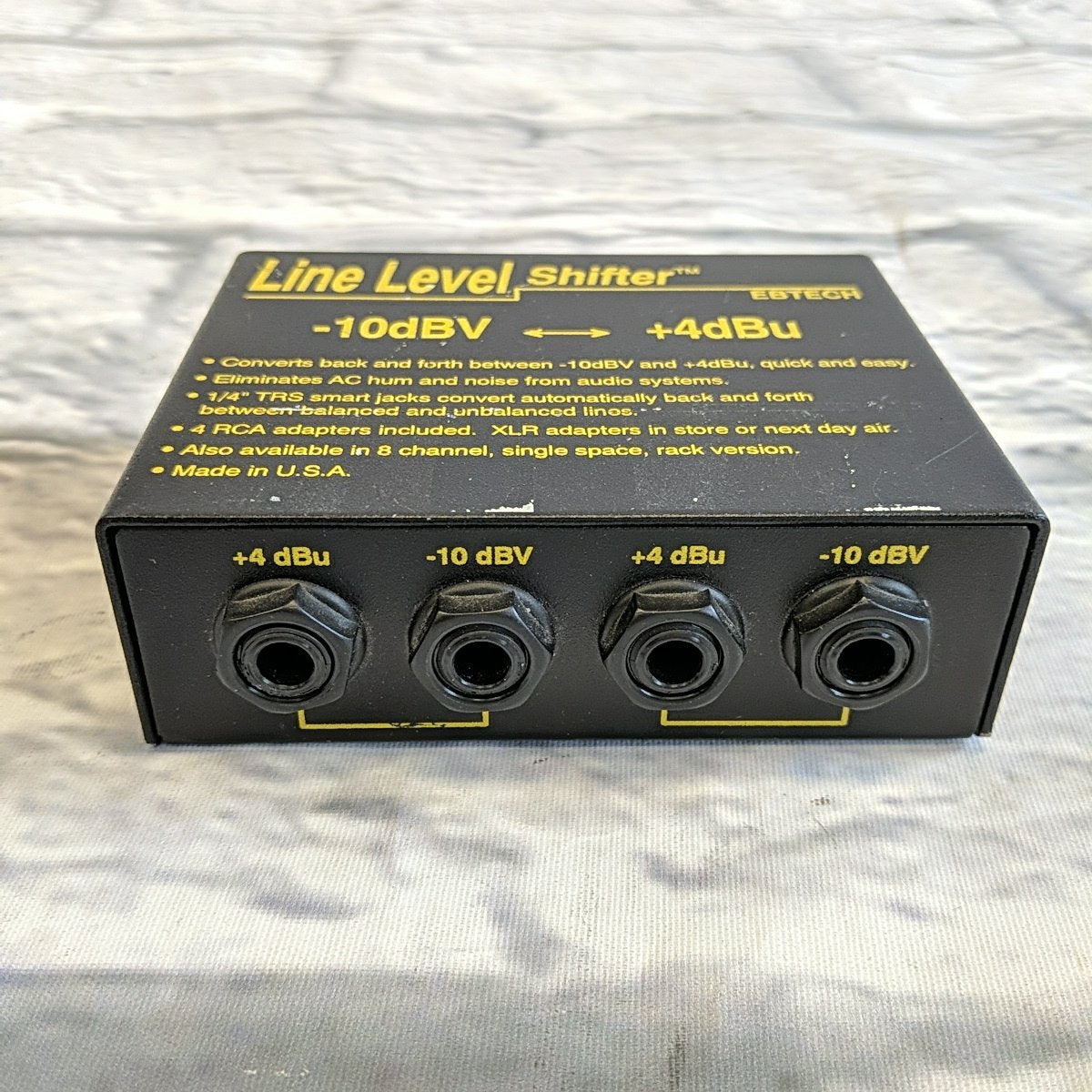Ebtech Line Level Shifter Hum Suppressor