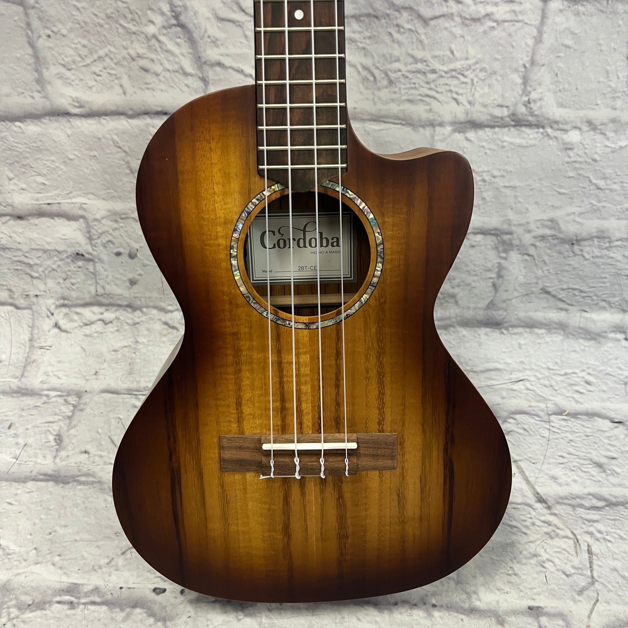 Cordoba 28TCE Tenor Cutaway Ukulele