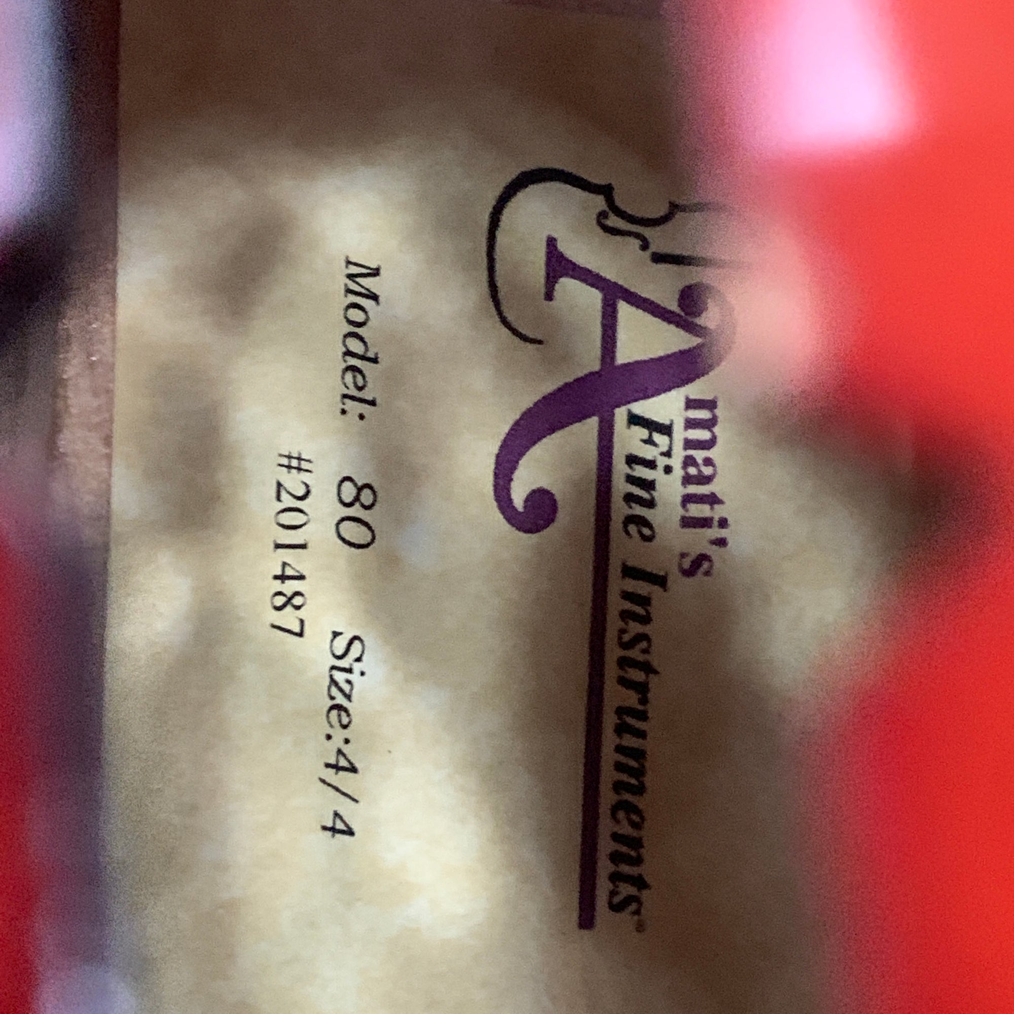 Amati Model 80 4/4 Beginner Cello