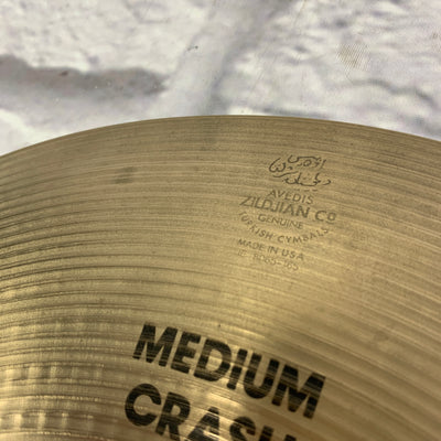 1995 Zildjian 16" Medium Crash Crash Cymbal