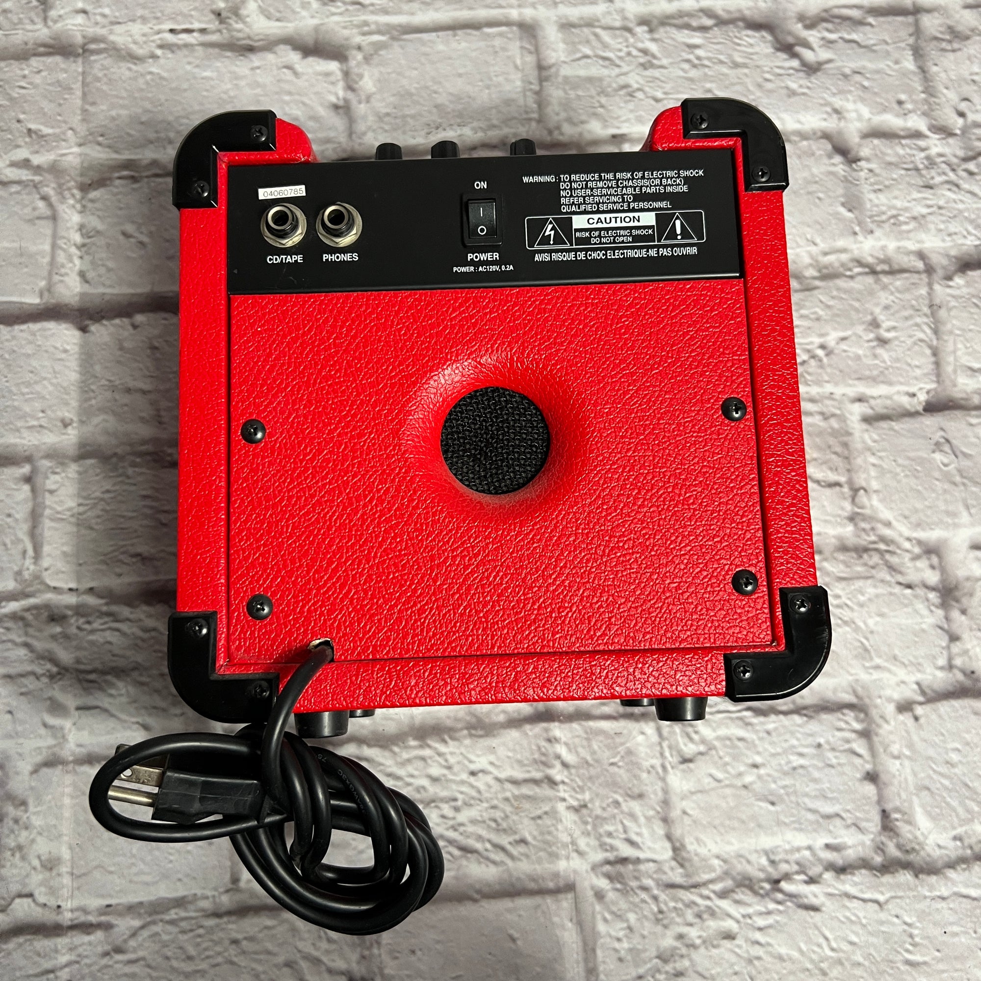 Guitar Research VL-10 Red Guitar Practice Amp