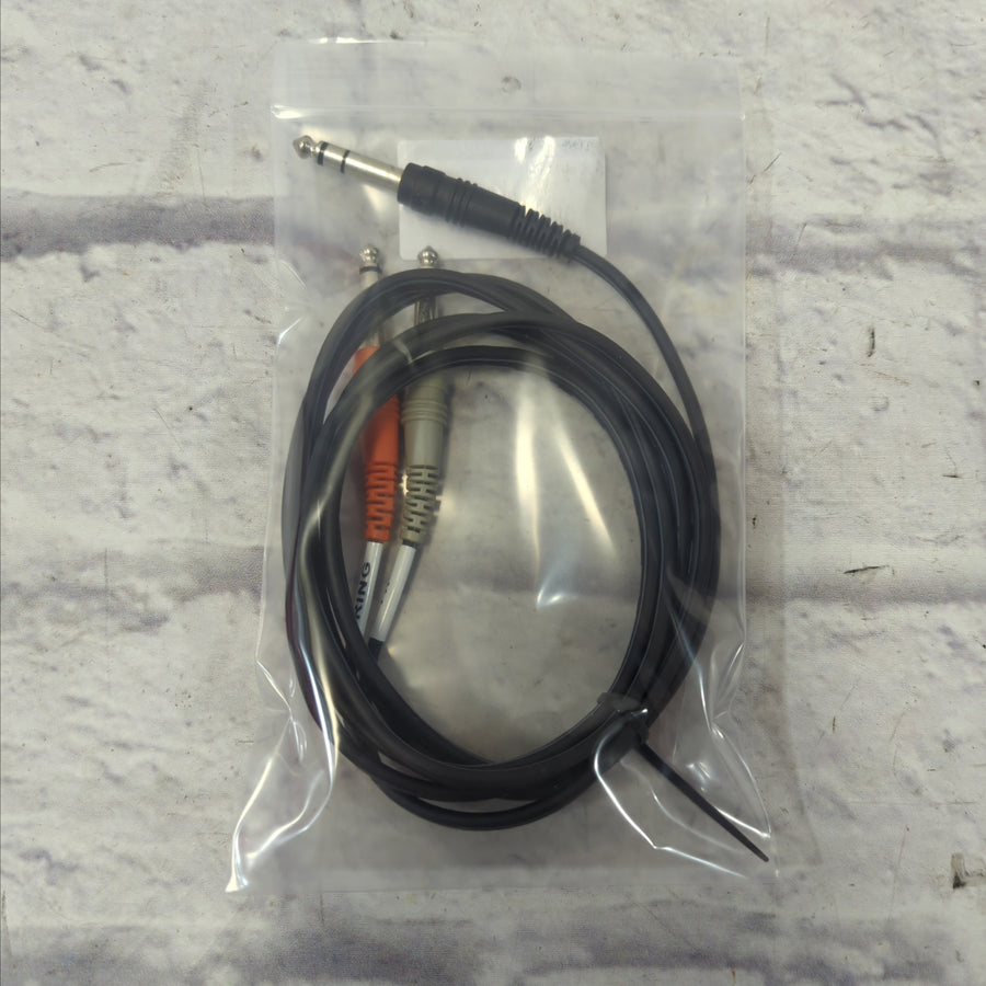 Hosa 6' Stereo Breakout TRS 1/4 to Dual TS 1/4