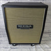 Mesa/Boogie Rectifier Vertical 2x12" 120-watt Angled Extension Cabinet - Black with Cream & Black Grille - Like New