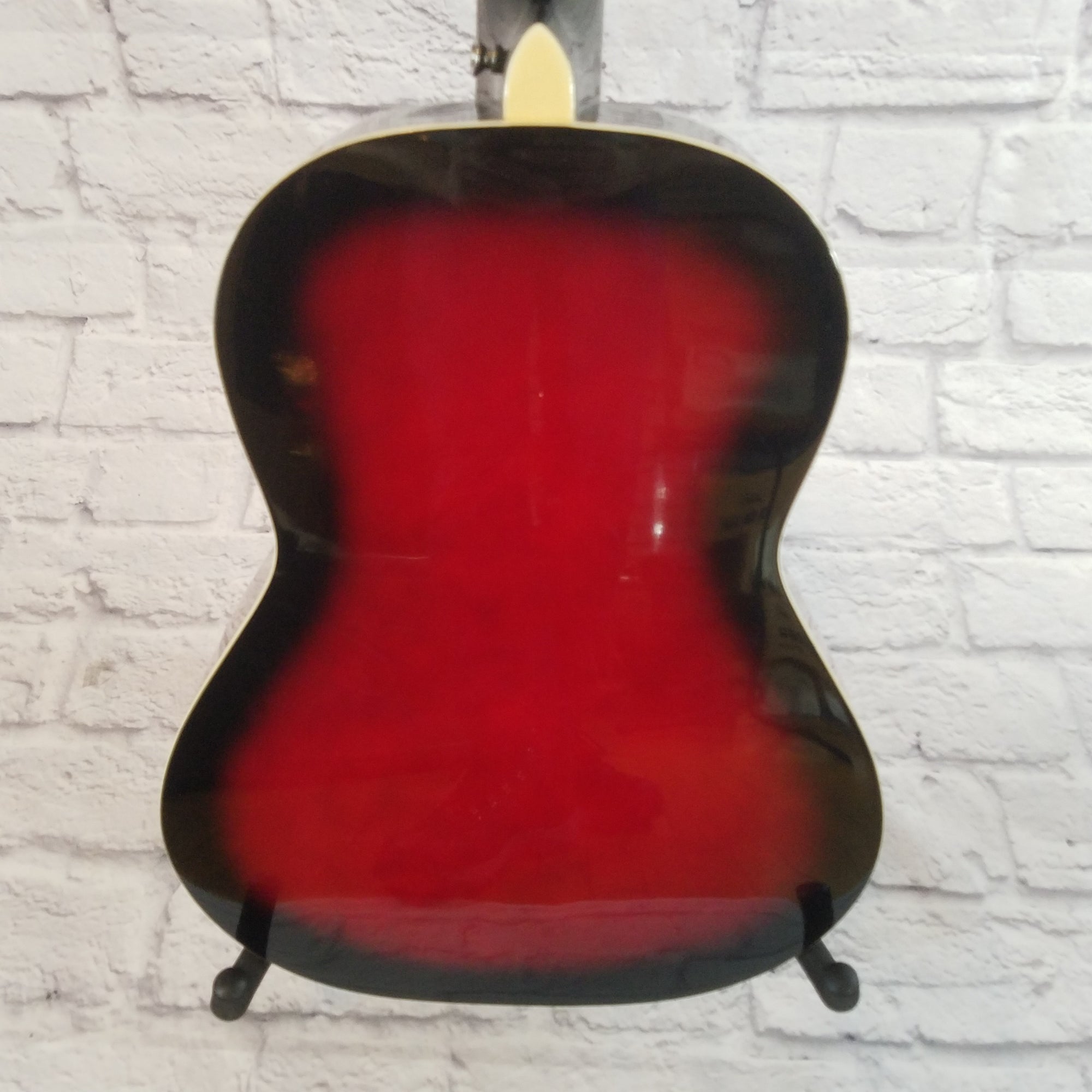 Ventura 3/4 Acoustic Guitar Red Black Burst