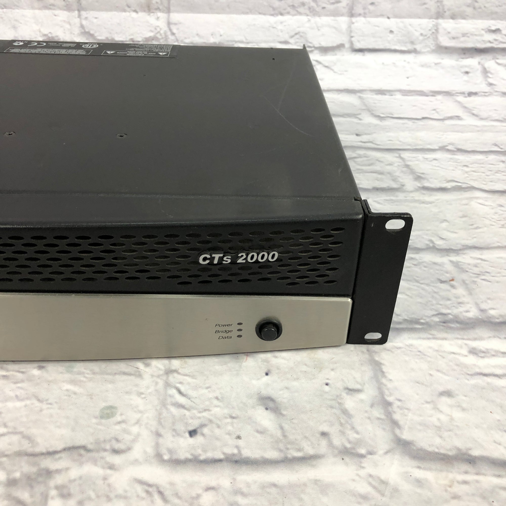 Crown CTS-2000 Power Amp with PIP-USP/CN CobraNet Card - Evolution