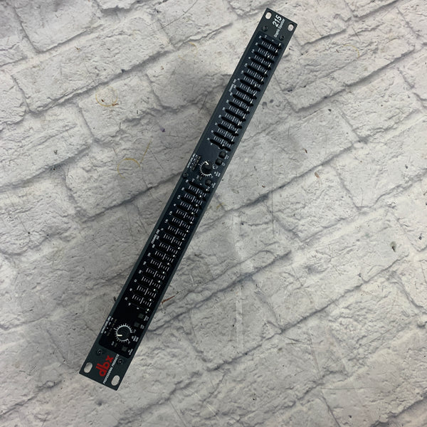 DBX 215 Rack Equalizer Rack EQ Evolution Music