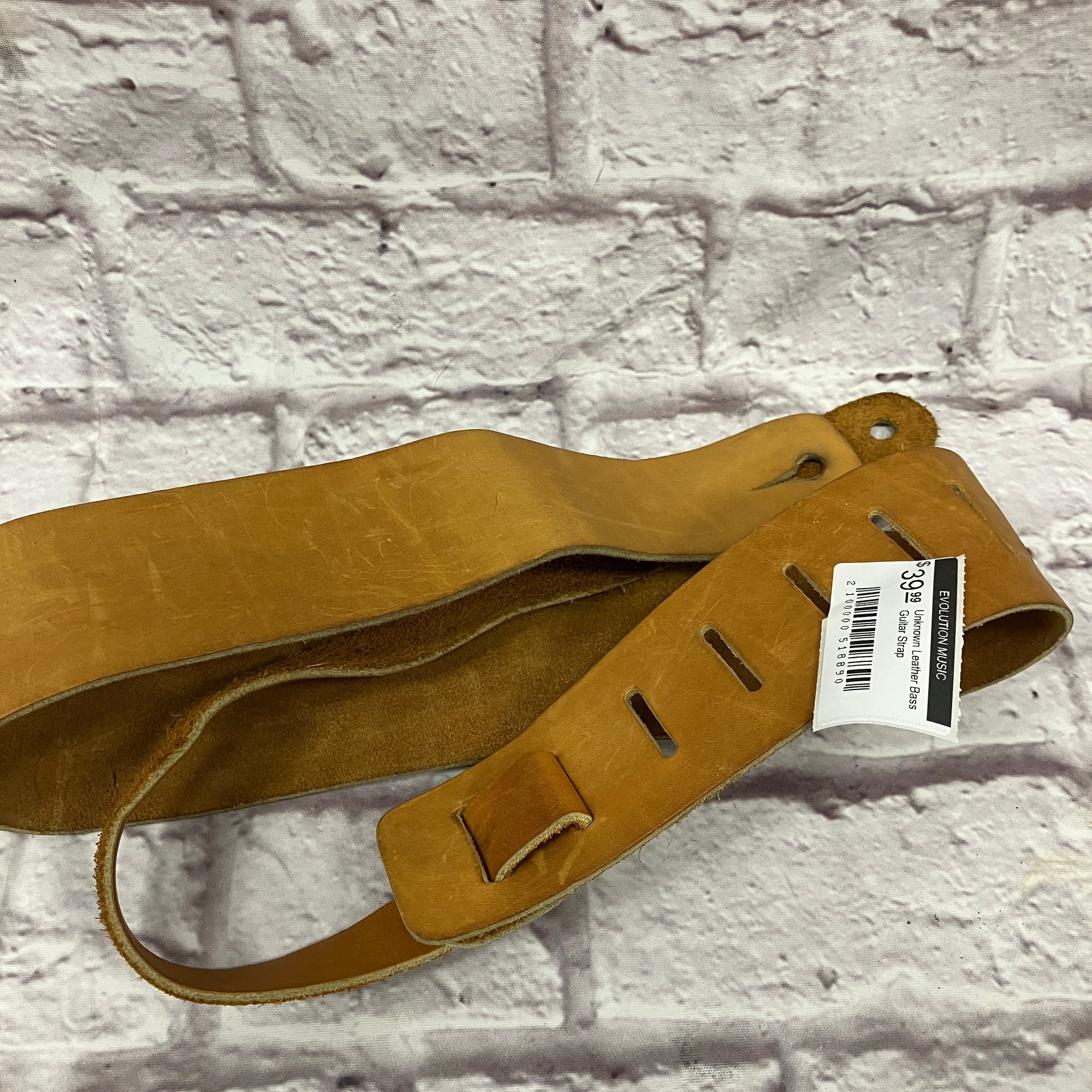 Unknown Leather Bass Guitar Strap