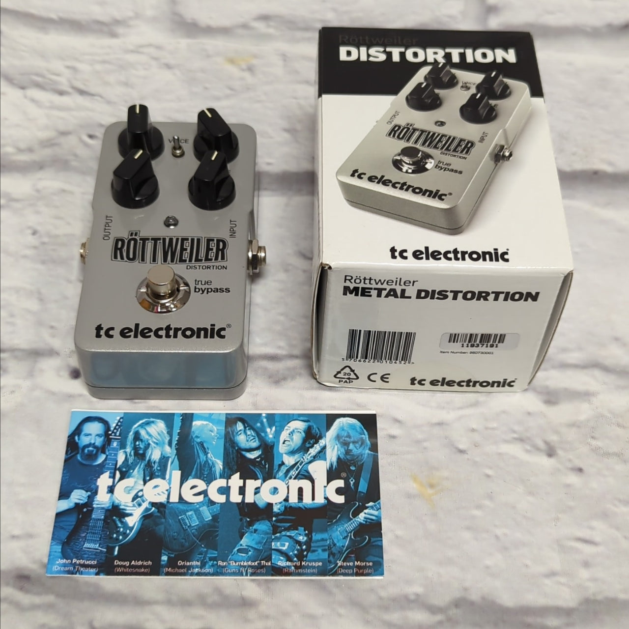 rammstein distortion pedal TC Electronics Rottweiler Distortion Pedal