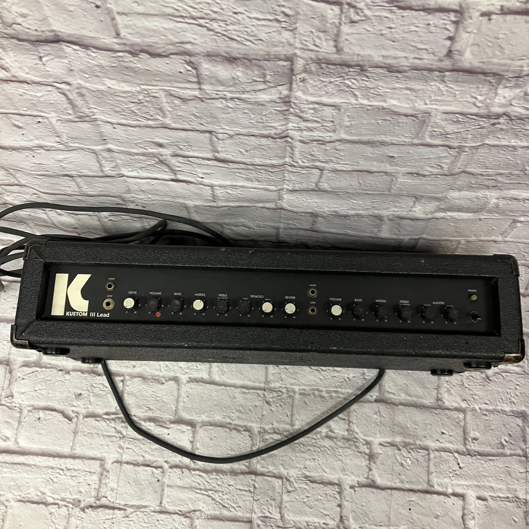 Kustom III Lead Guitar Amp Head Untested
