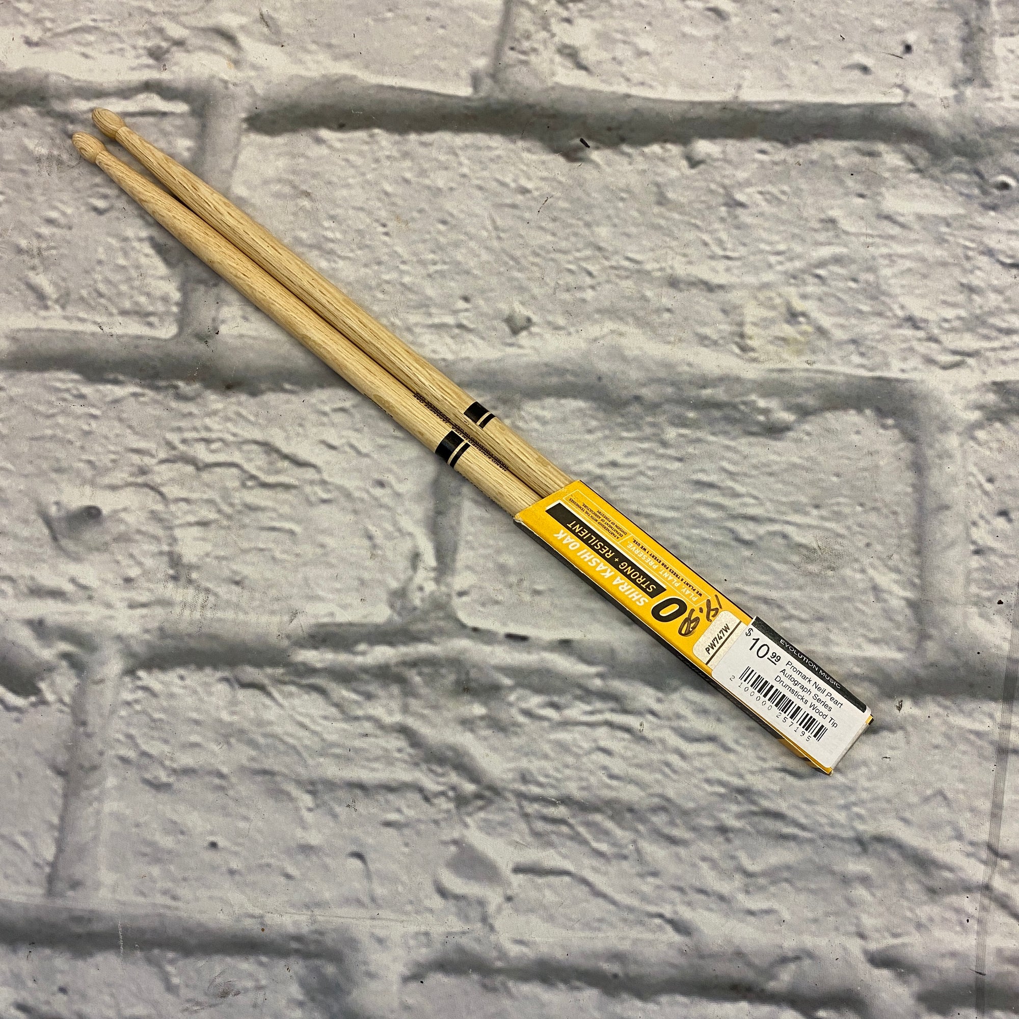 Promark Neil Peart Autograph Series Drumsticks Wood Tip