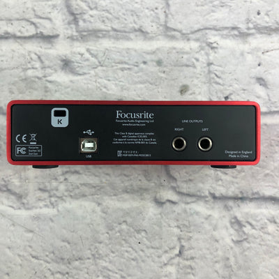 Focusrite Scarlett 2i2 USB Recording Interface v2