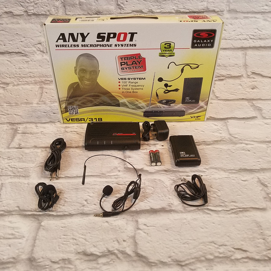 Galaxy Audio VESR/318 Wireless Microphone System