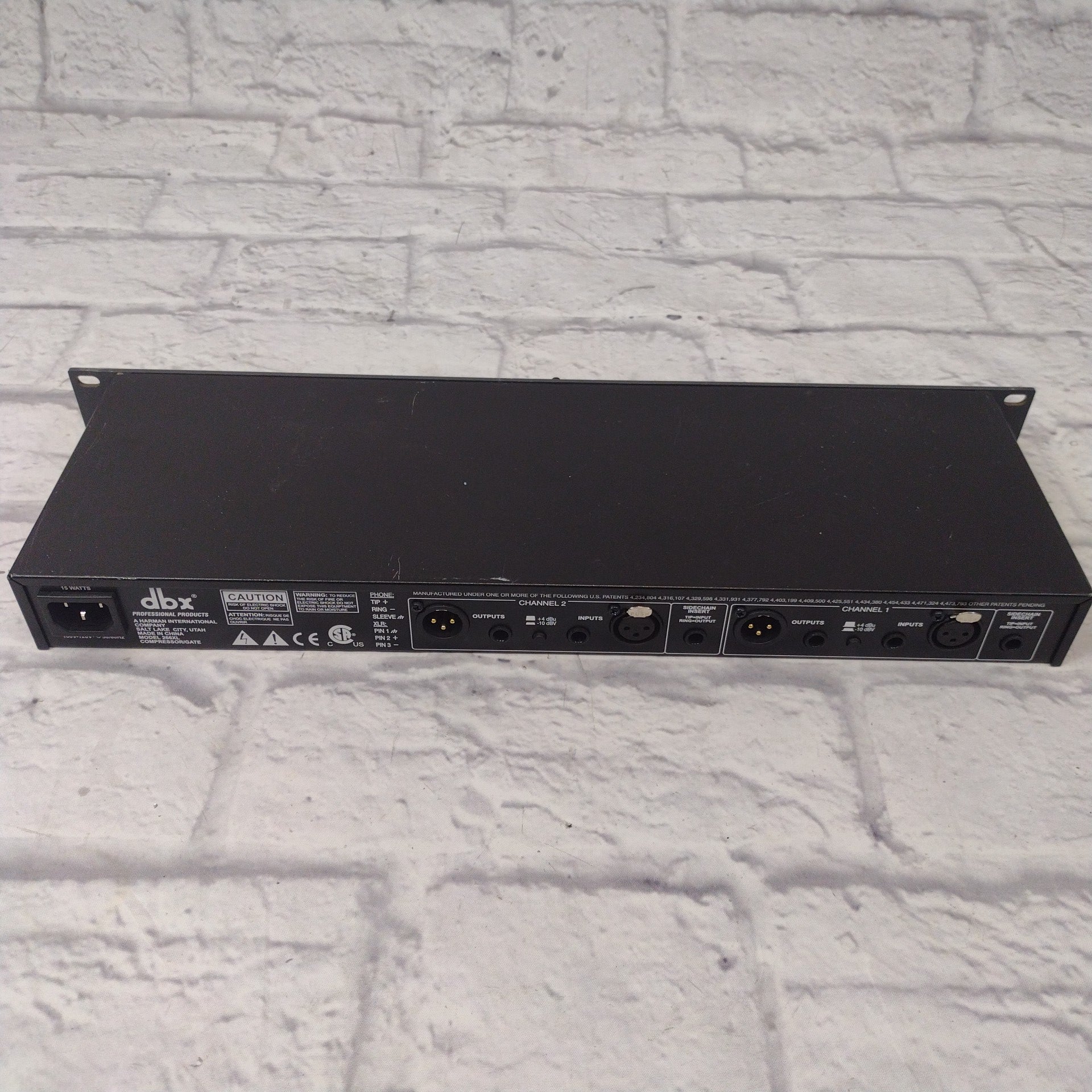 DBX 266XL Stereo Rack Compressor Limiter