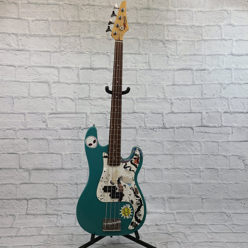 Samick Precision Samick Stages 5 Precision Style 4-String Bass Guitar - Teal - Evolution ...