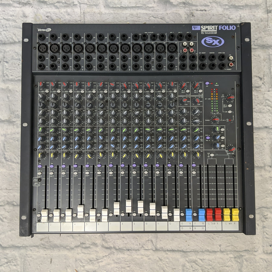 Spirit Folio By Soundcraft Mixer