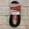 Stage Pro SPGP10G 10' 1/4" Instrument Cable (Red Ends)