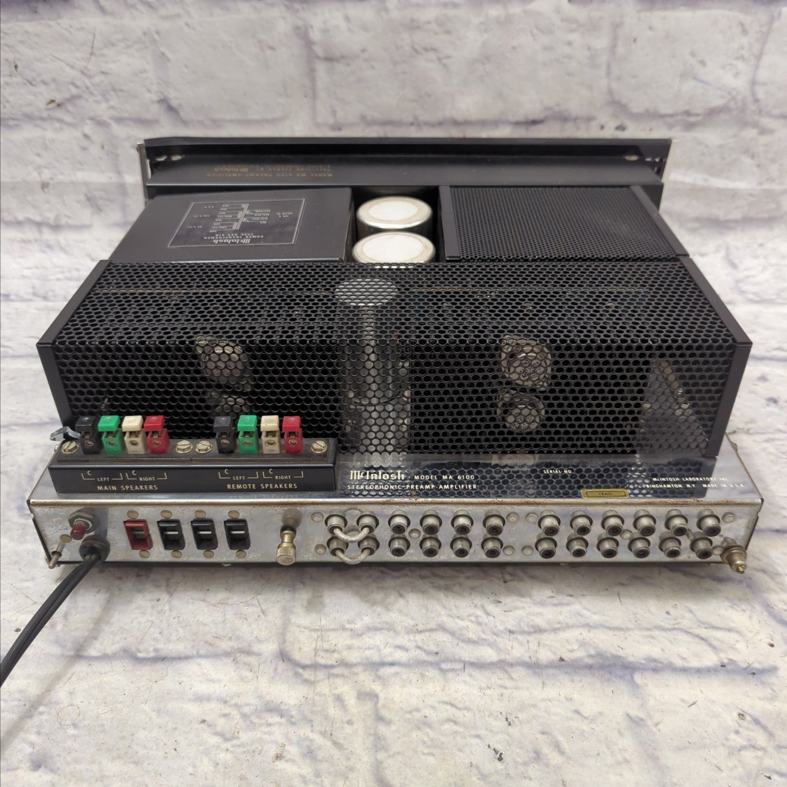 McIntosh Model MA6100 Integrated Amplifier