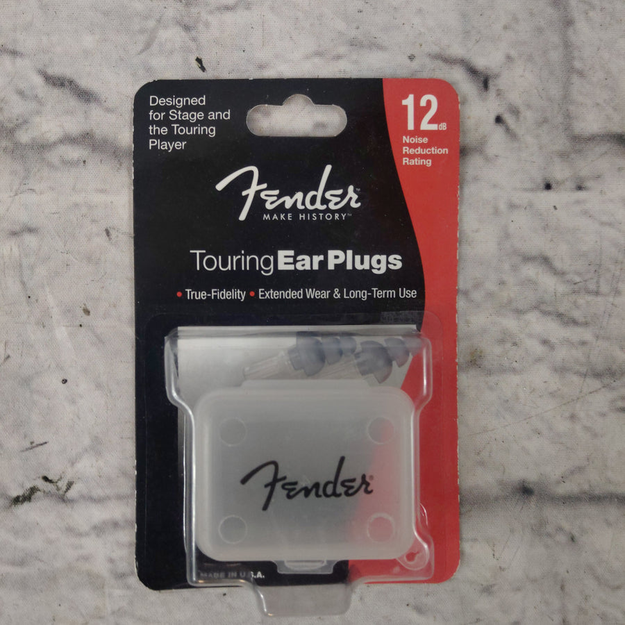 Fender Touring Series True Fidelity Ear Plugs 12db NRR (noise reduction rating)
