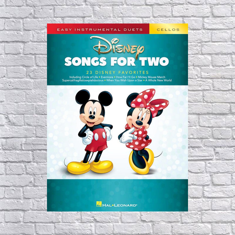 Hal Leonard Disney Songs for Two Cellos