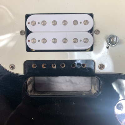 Starcaster Black Electric Guitar Body