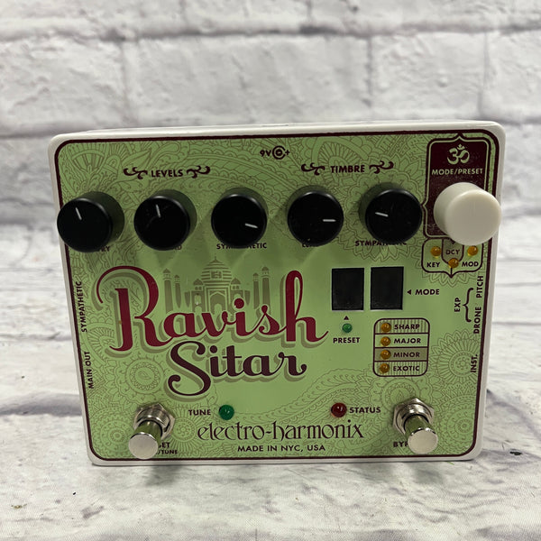 ElectroHarmonix Ravish Sitar Pedal Evolution Music