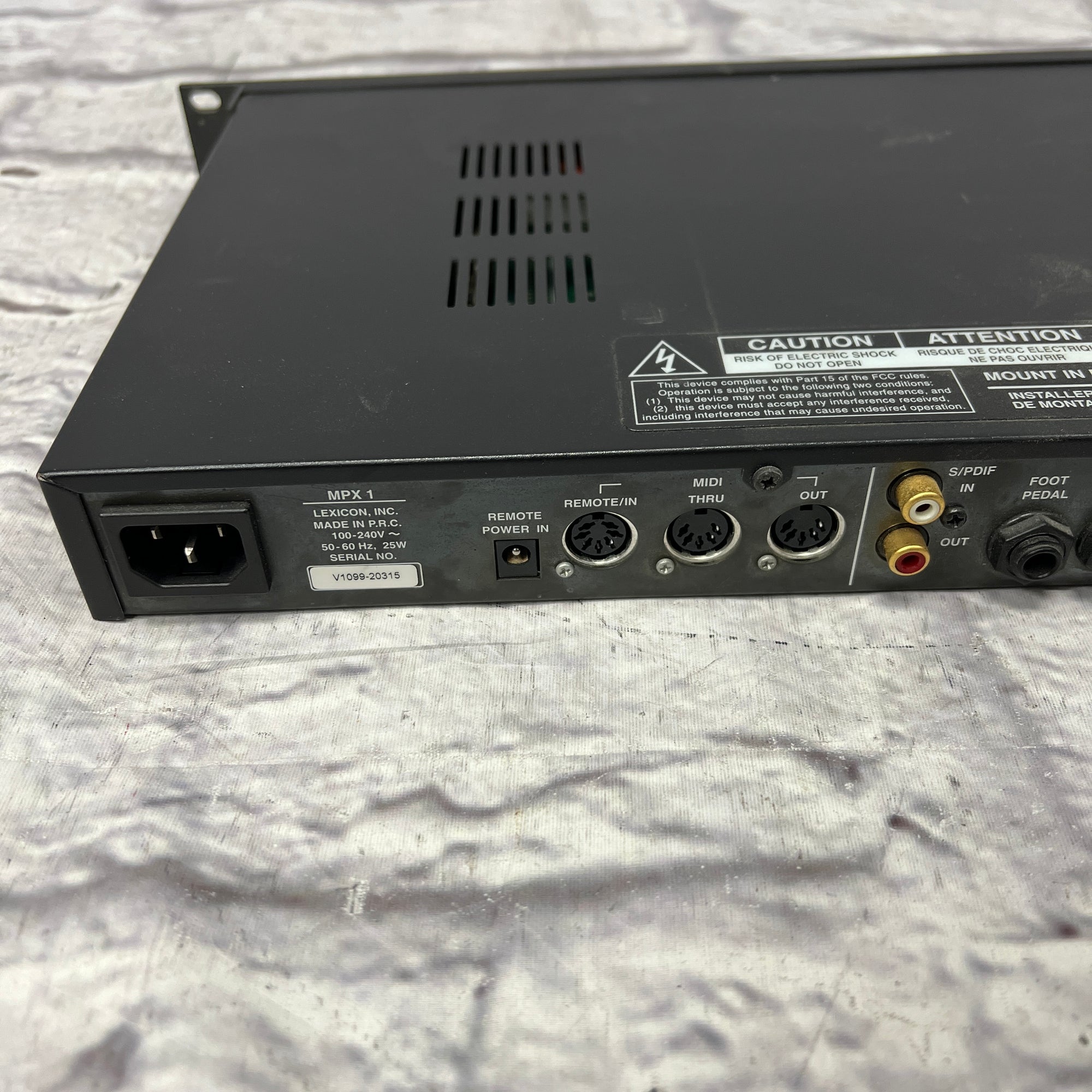 Lexicon MPX1 Multi Effects - Evolution Music