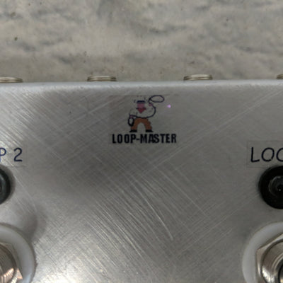 Loop-master 4 Channel Looper Pedal With Tuner Switcher and Bypass